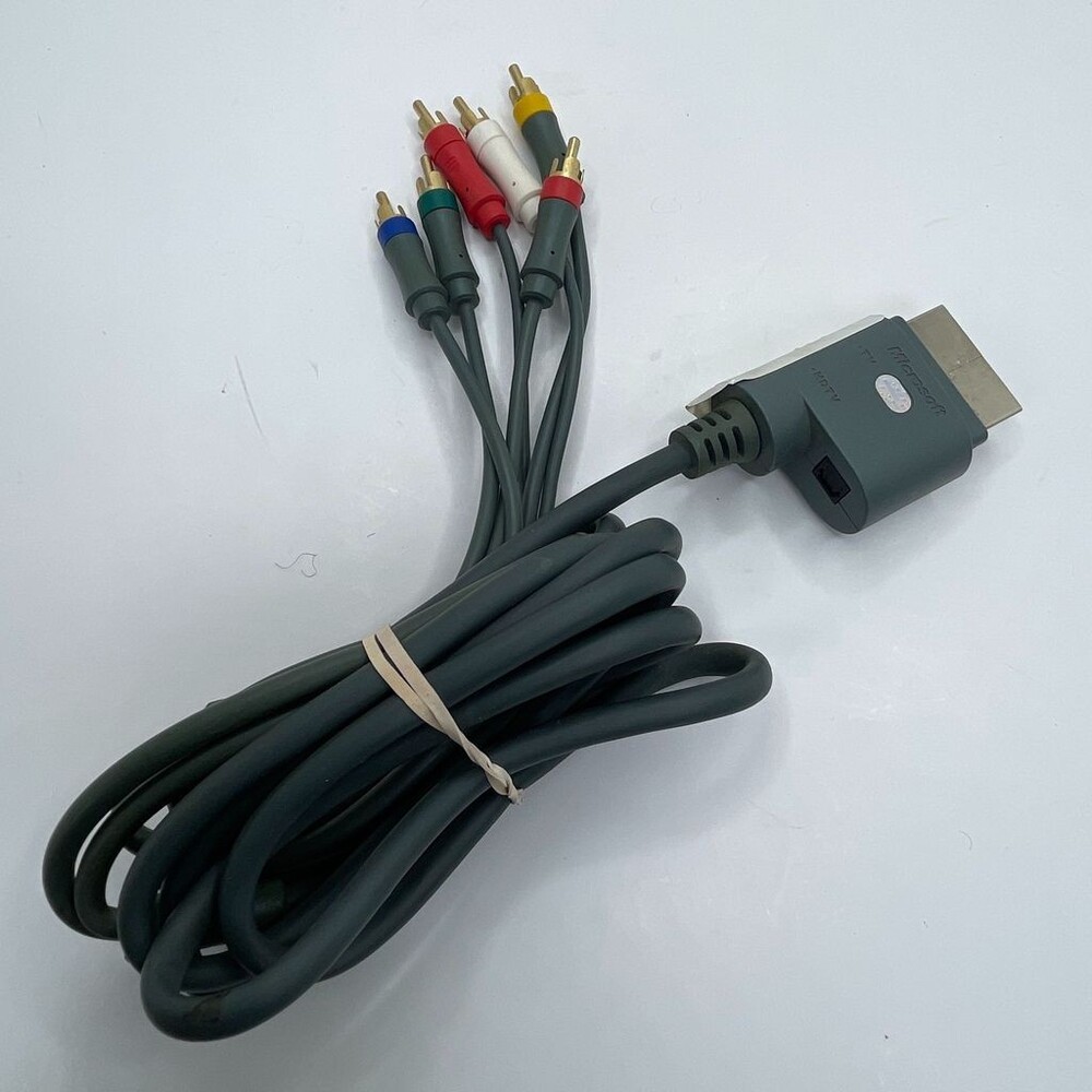 Microsoft Xbox 360 Component HD AV Cable OEM HDTV X810972-001 Gray